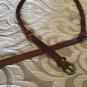 BANANA Republic XL BRAIDED LEATHER BELT